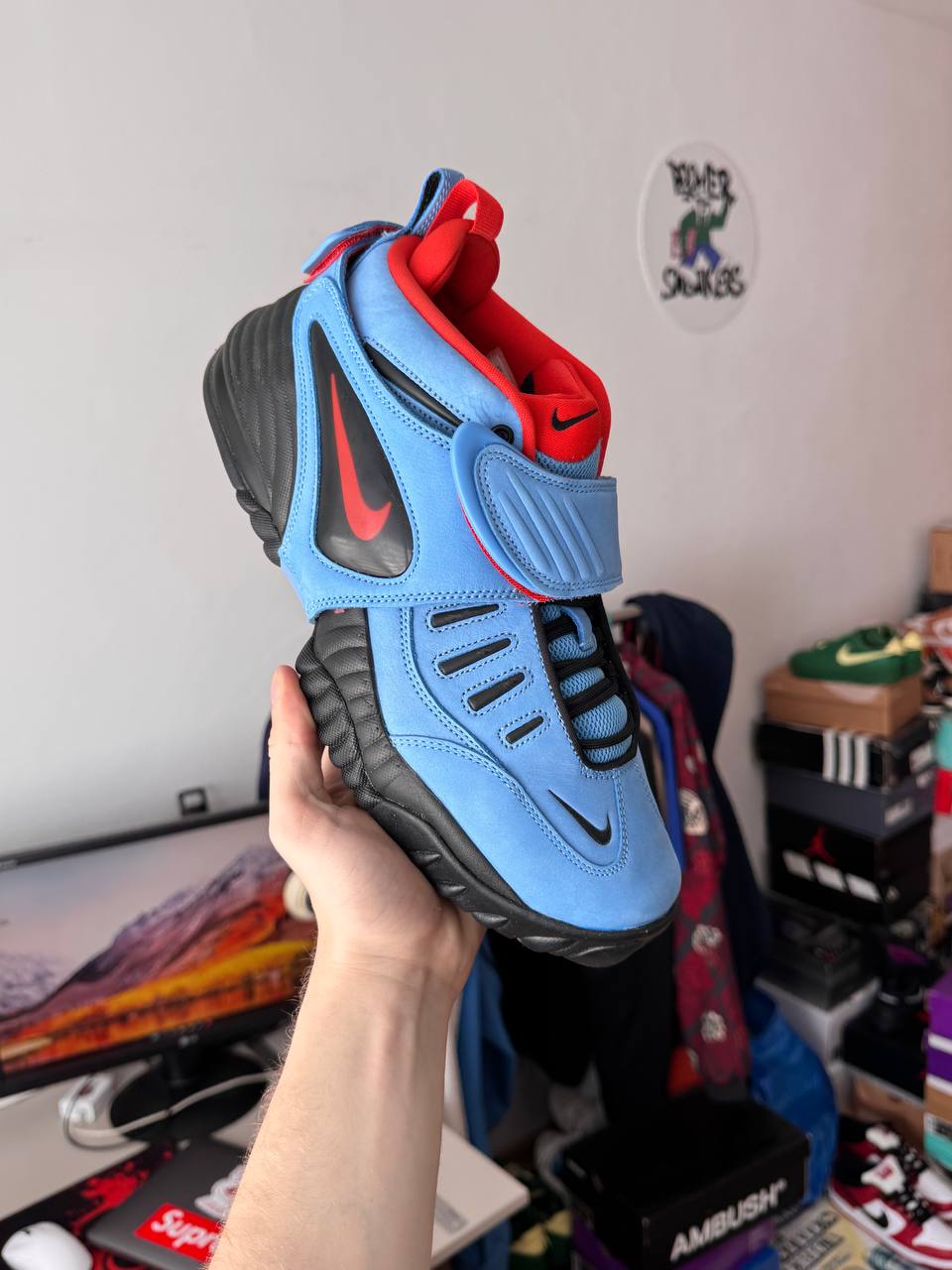 Nike Air Adjust Force Blue x Ambush