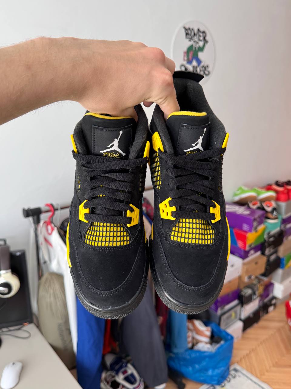 Nike Air Jordan 4 Yellow Thunder