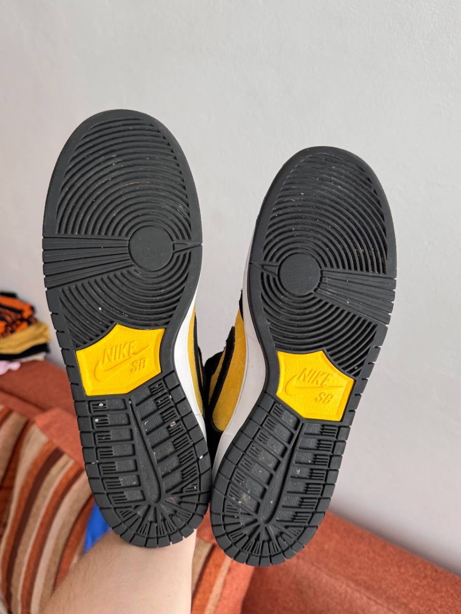 Nike Dunk Sb High Yellow Black