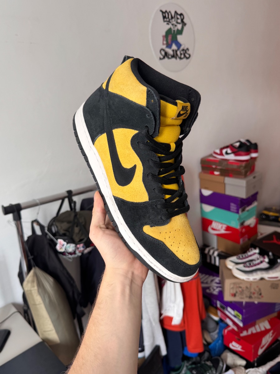 Nike Dunk Sb High Yellow Black