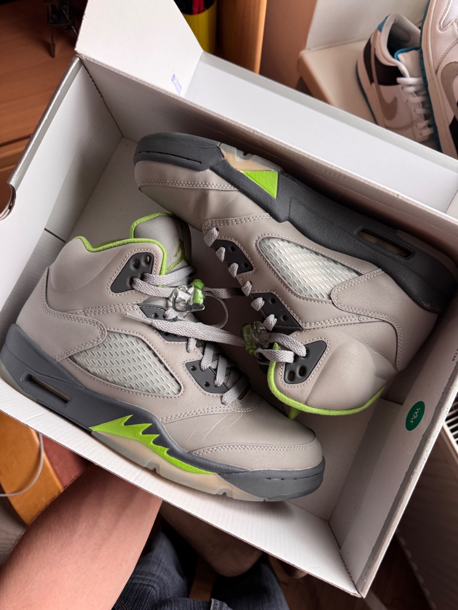 Nike Air Jordan 5 Green Bean