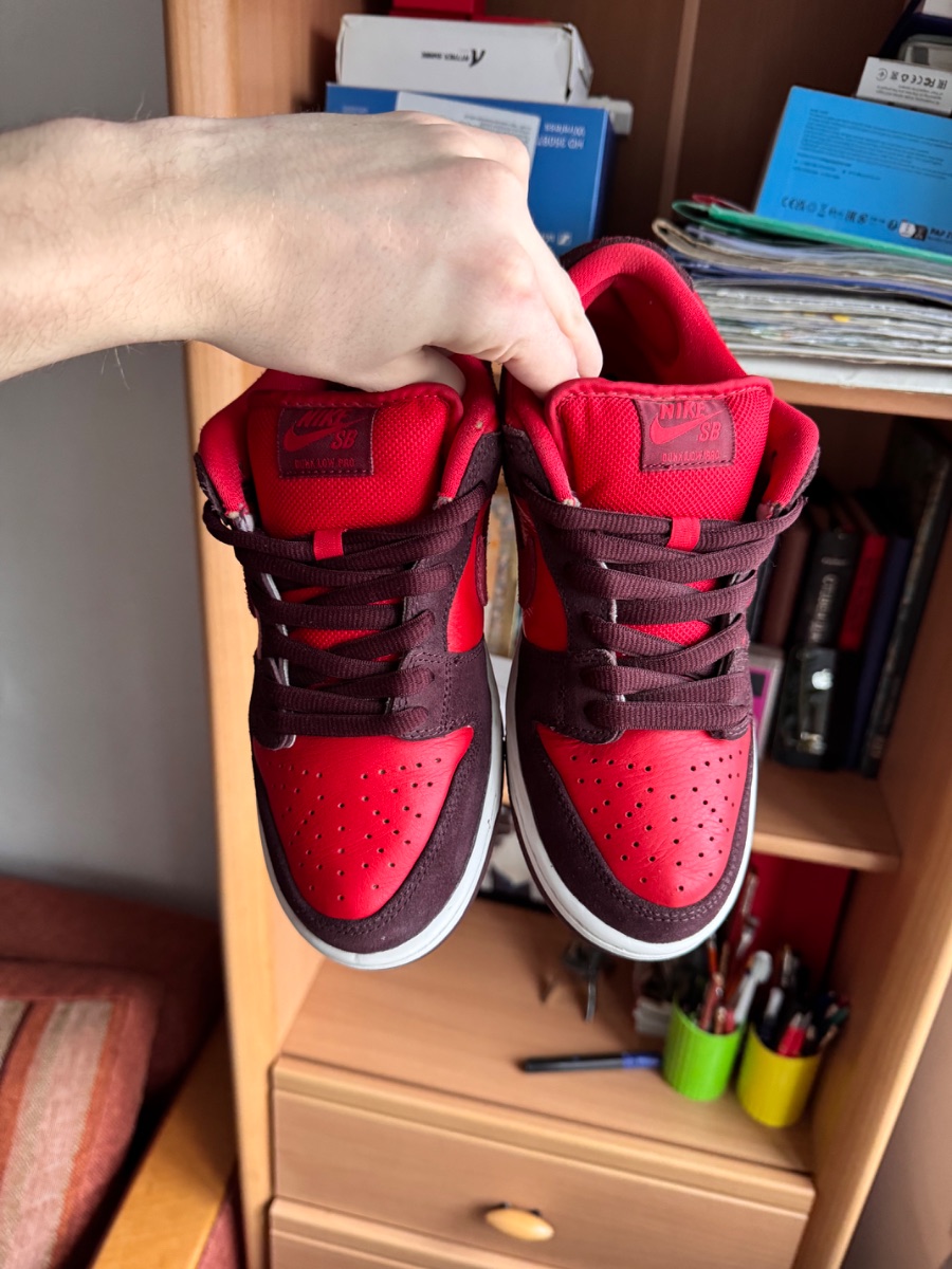 Nike Dunk Sb Low Cherry Red