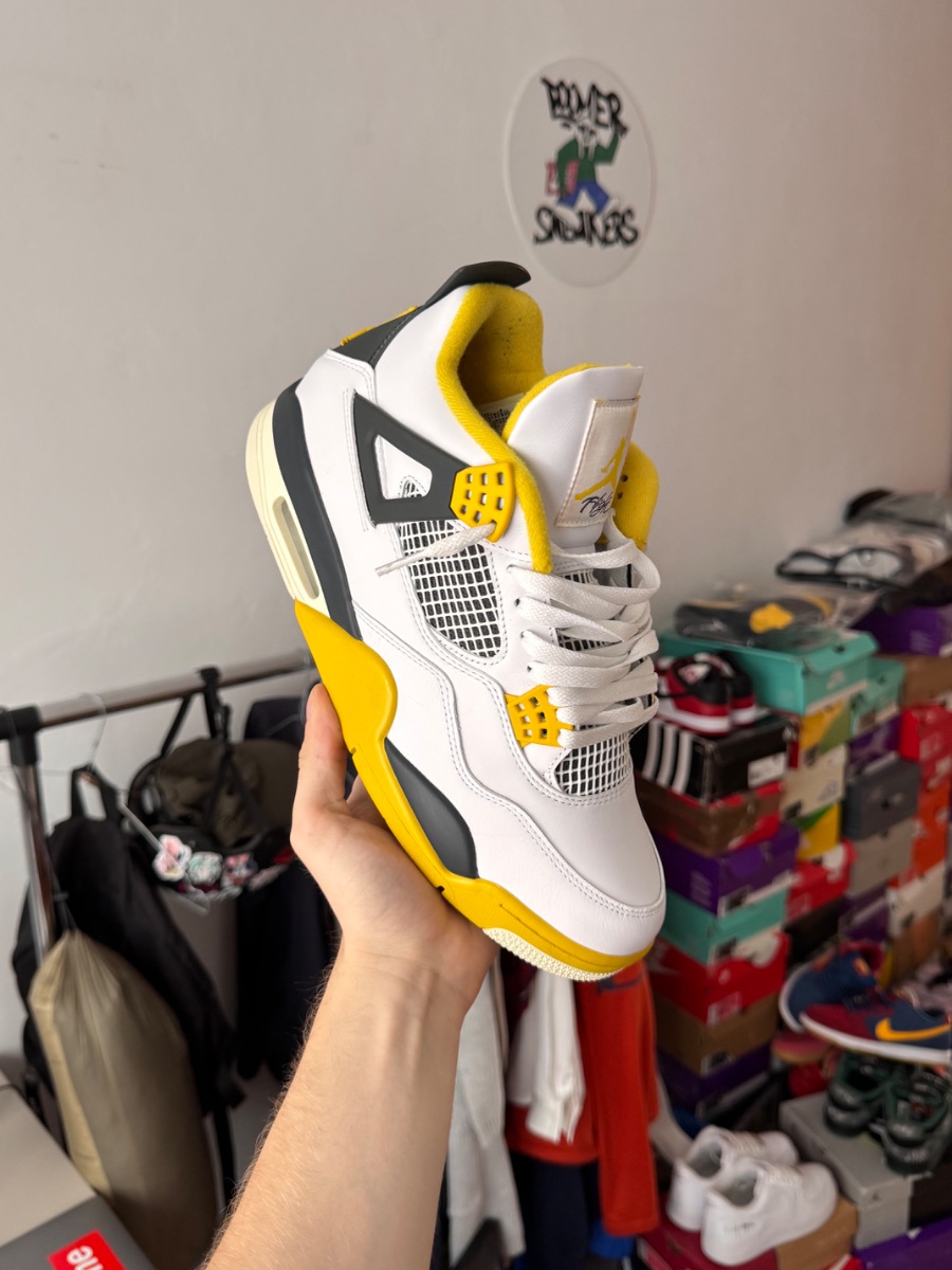Nike Air Jordan 4 White Yellow