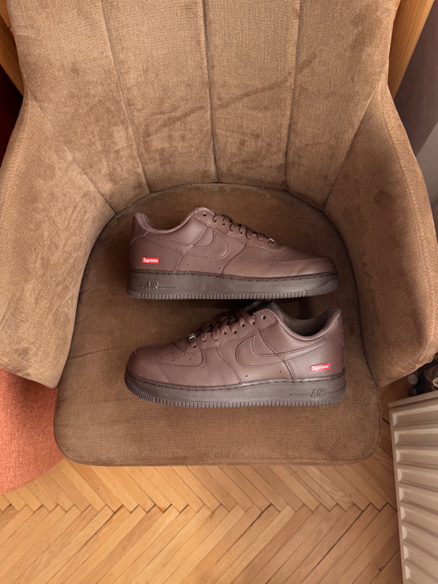 Nike Air Force 1 Brown x Supreme