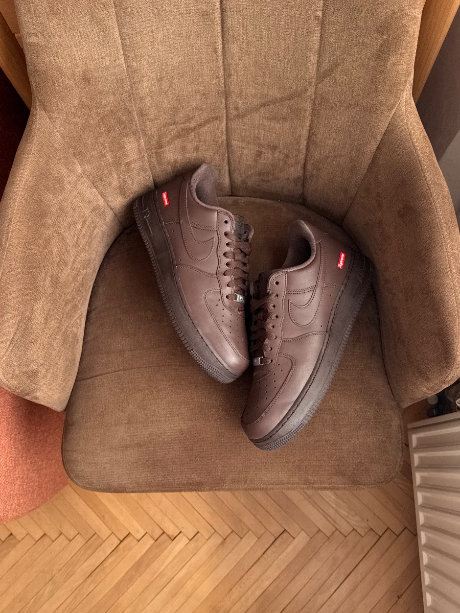 Nike Air Force 1 Brown x Supreme