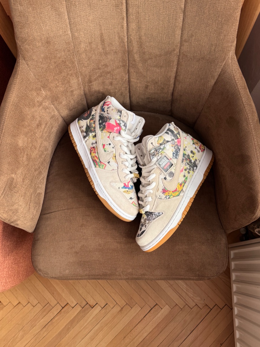 Nike Dunk Sb High Rammellzee x Supreme