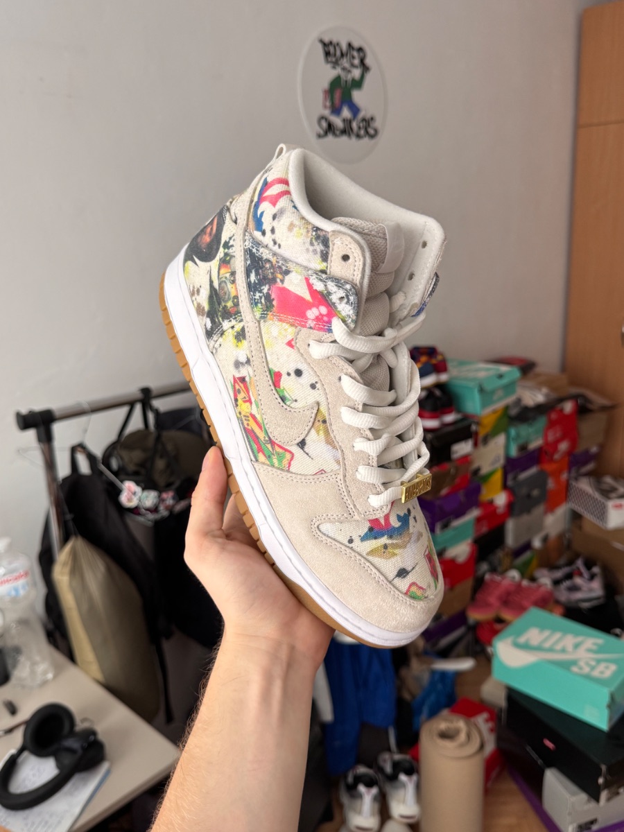 Nike Dunk Sb High Rammellzee x Supreme