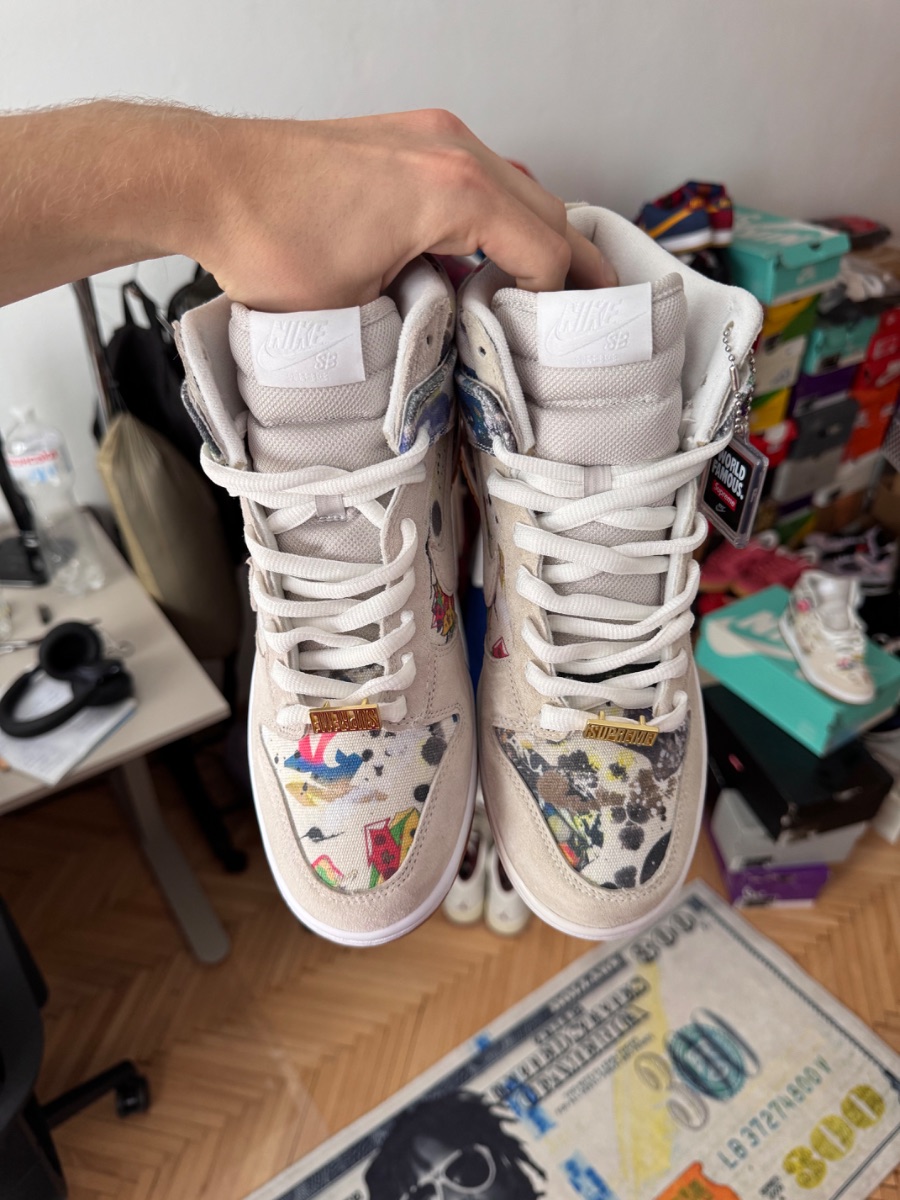 Nike Dunk Sb High Rammellzee x Supreme