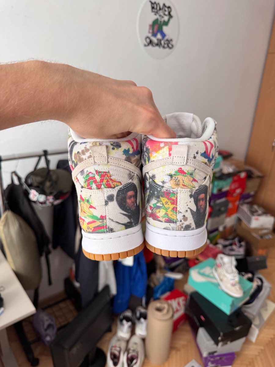 Nike Dunk Sb High Rammellzee x Supreme