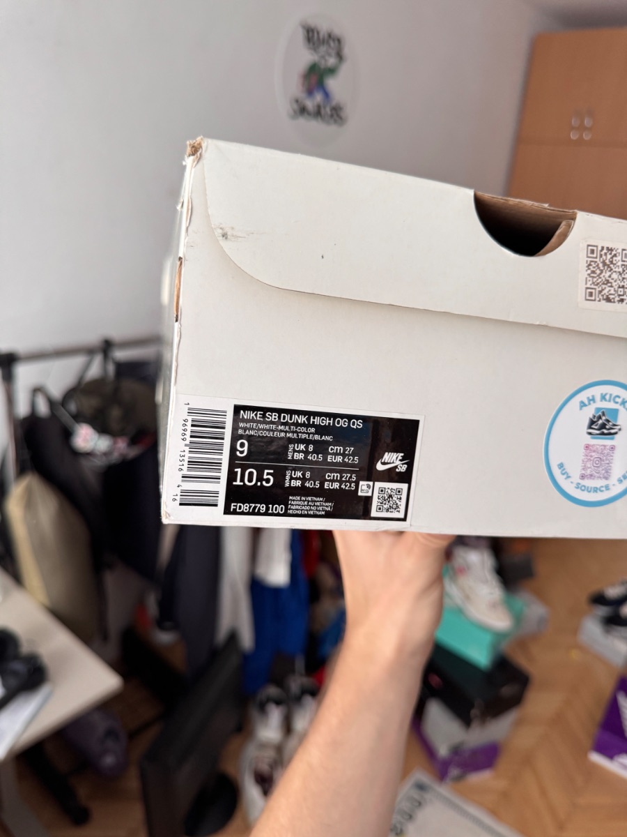 Nike Dunk Sb High Rammellzee x Supreme