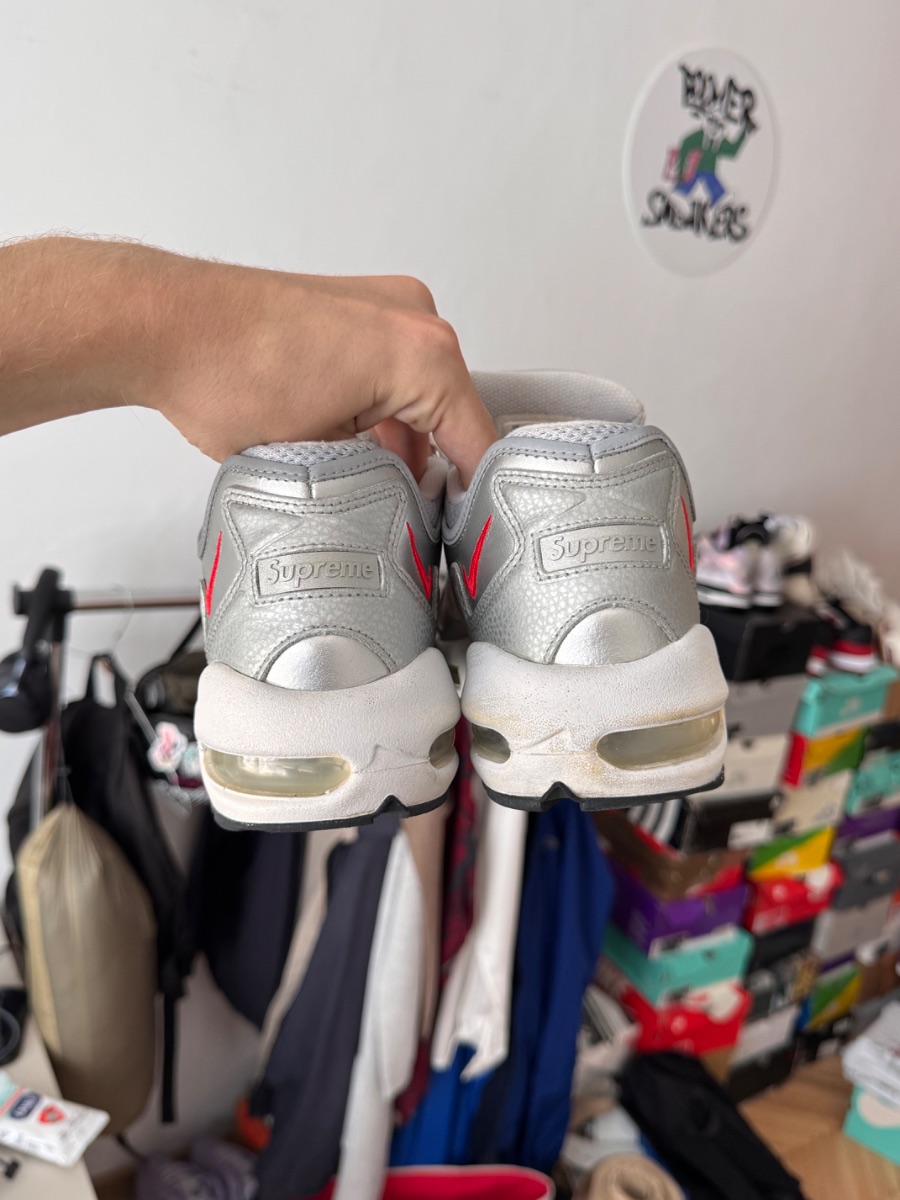 Nike Air Max 96 Silver x Supreme