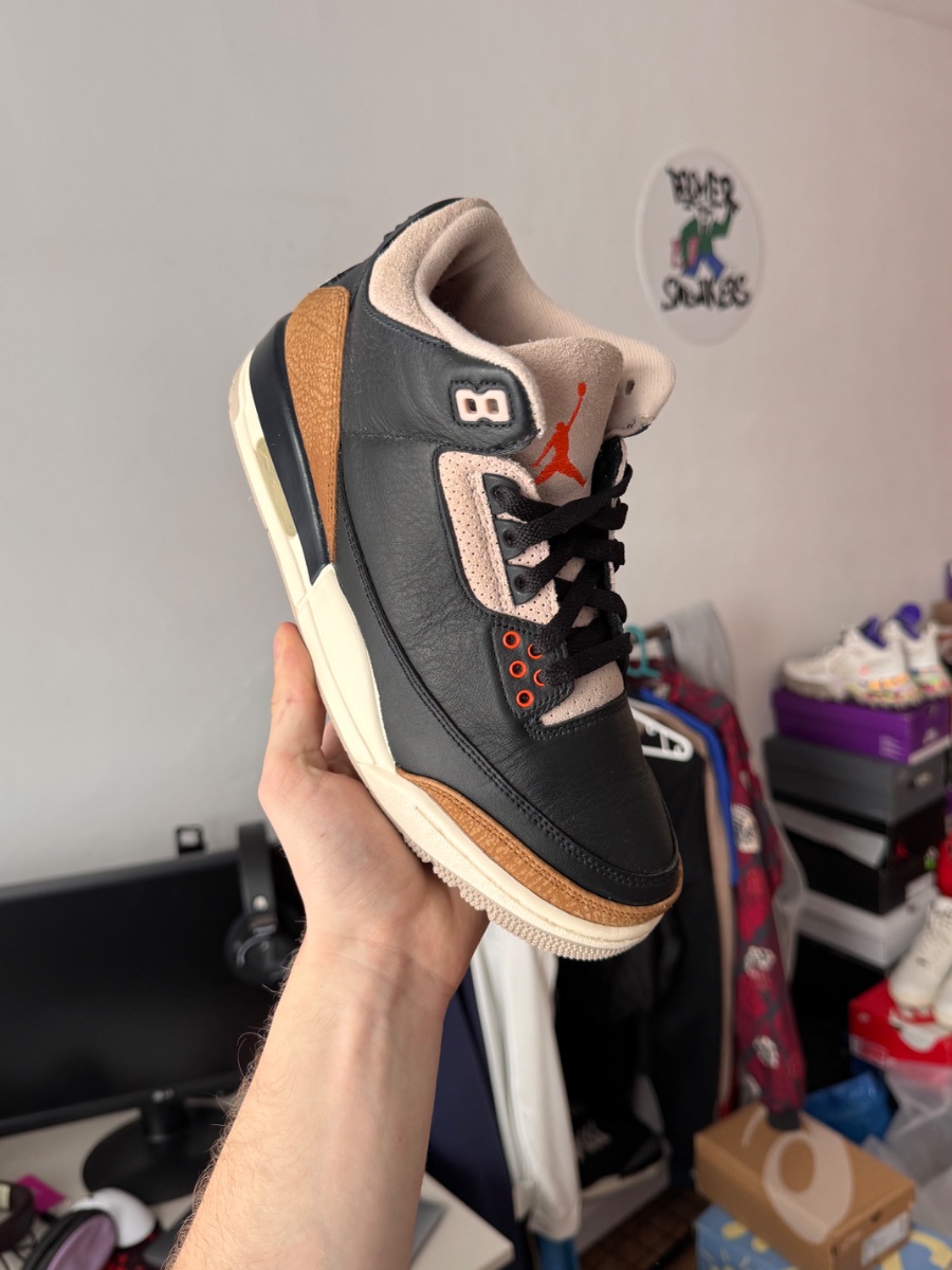 Nike Air Jordan 3 Elephant Black