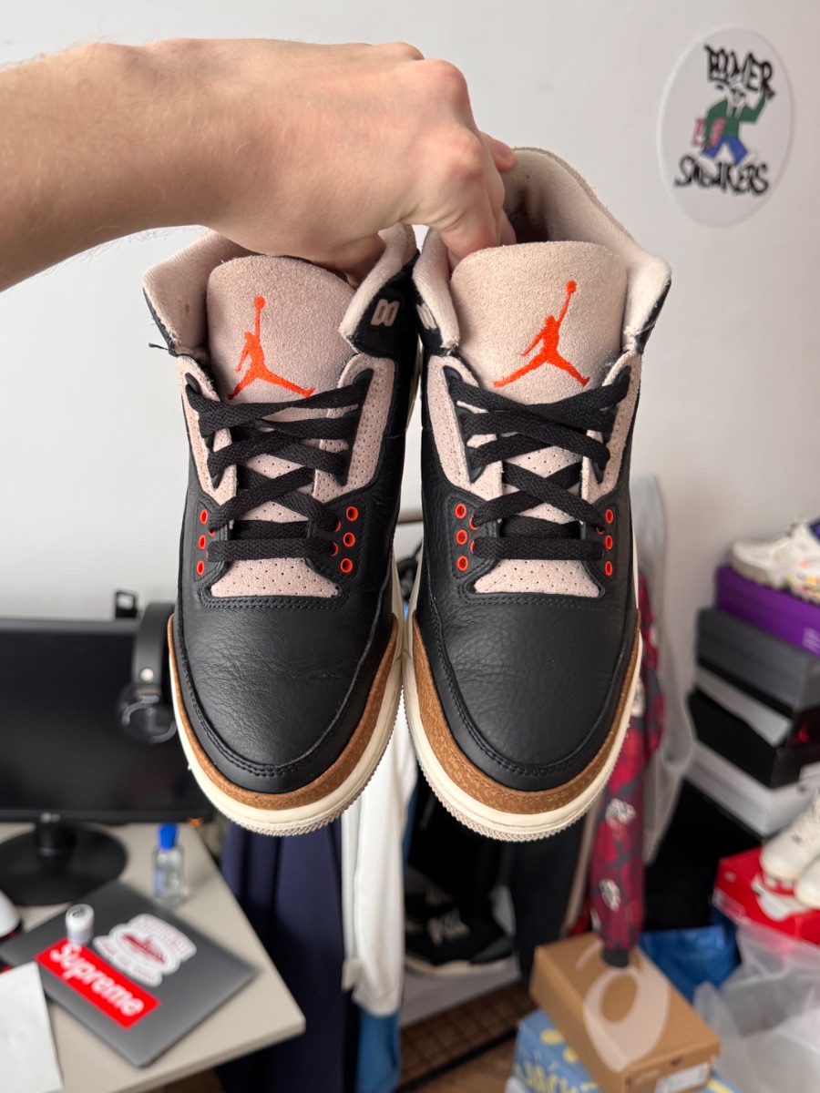 Nike Air Jordan 3 Elephant Black