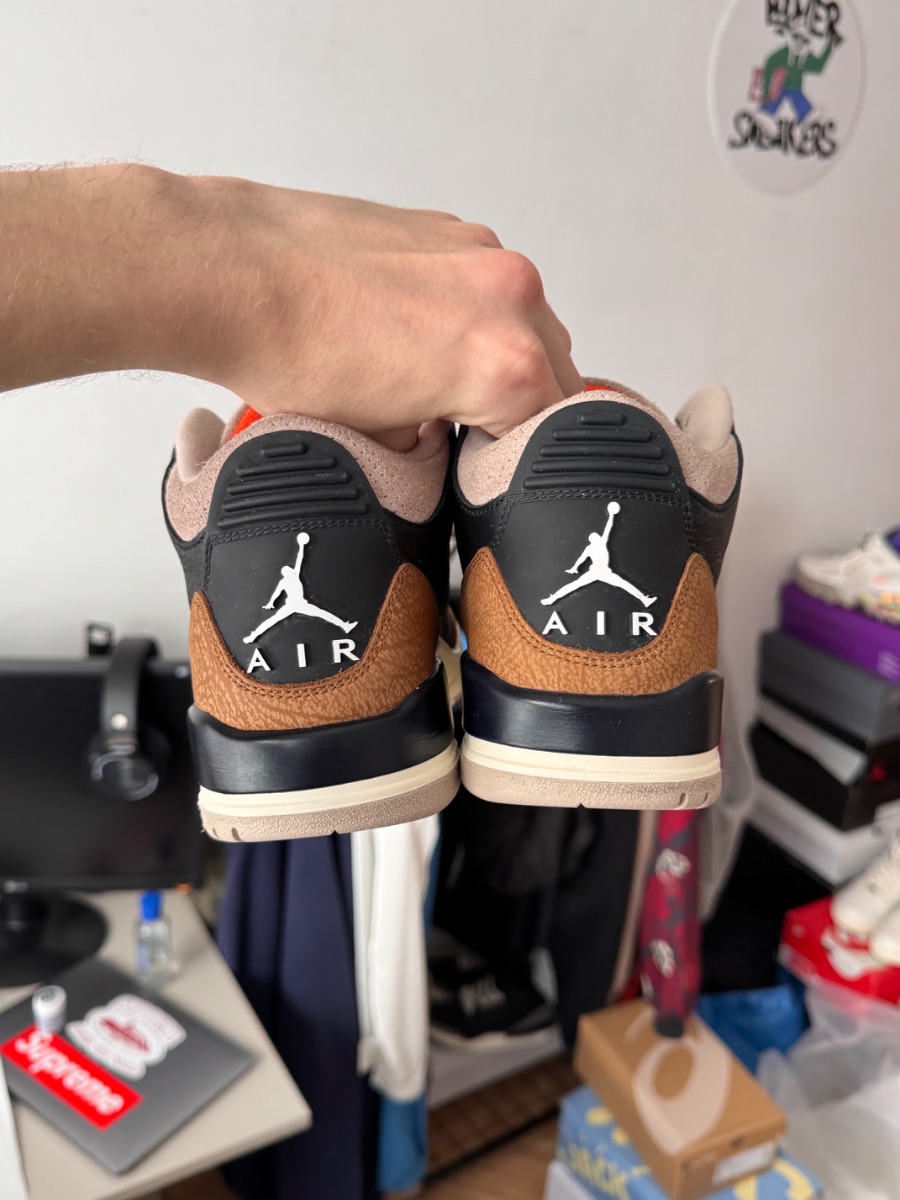 Nike Air Jordan 3 Elephant Black