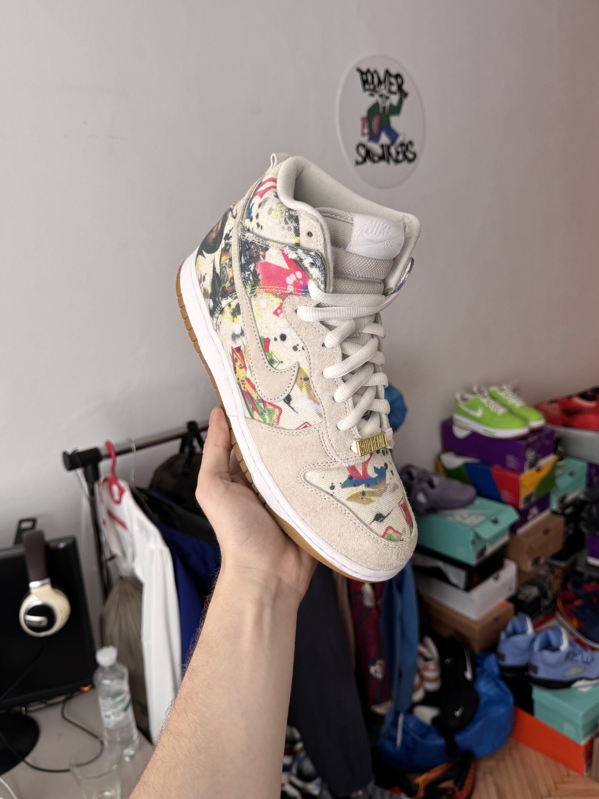 Nike Dunk Sb High Rammellzee x Supreme