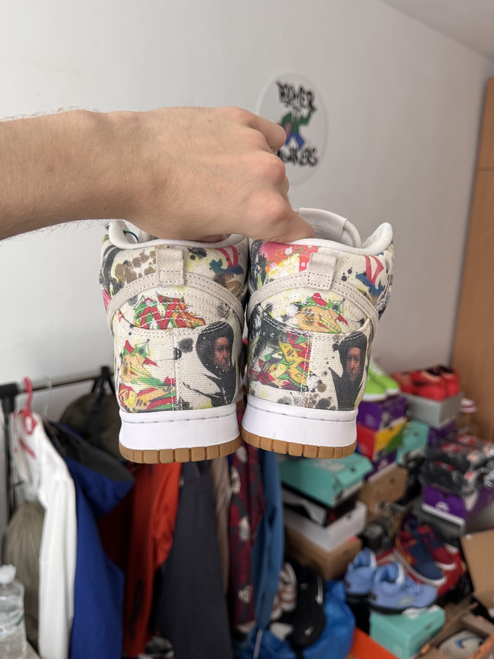 Nike Dunk Sb High Rammellzee x Supreme
