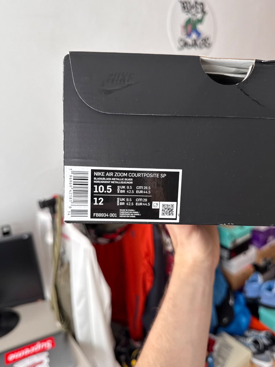 Nike Air Zoom Courtposite Black x Supreme