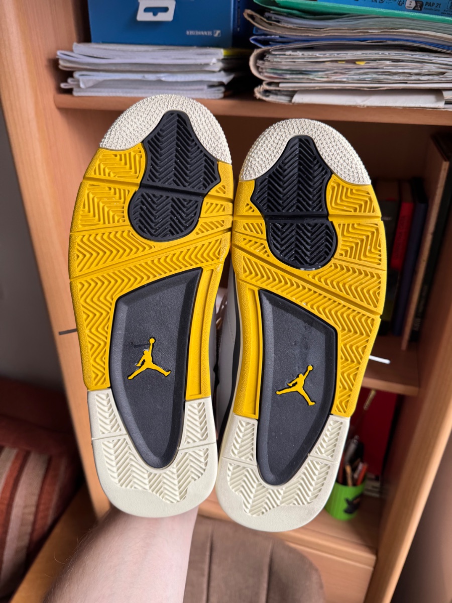 Nike Air Jordan 4 White Yellow
